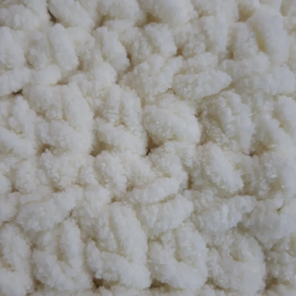 Large Soft Chenille Crochet Bunny Rabbit Snuggler 29